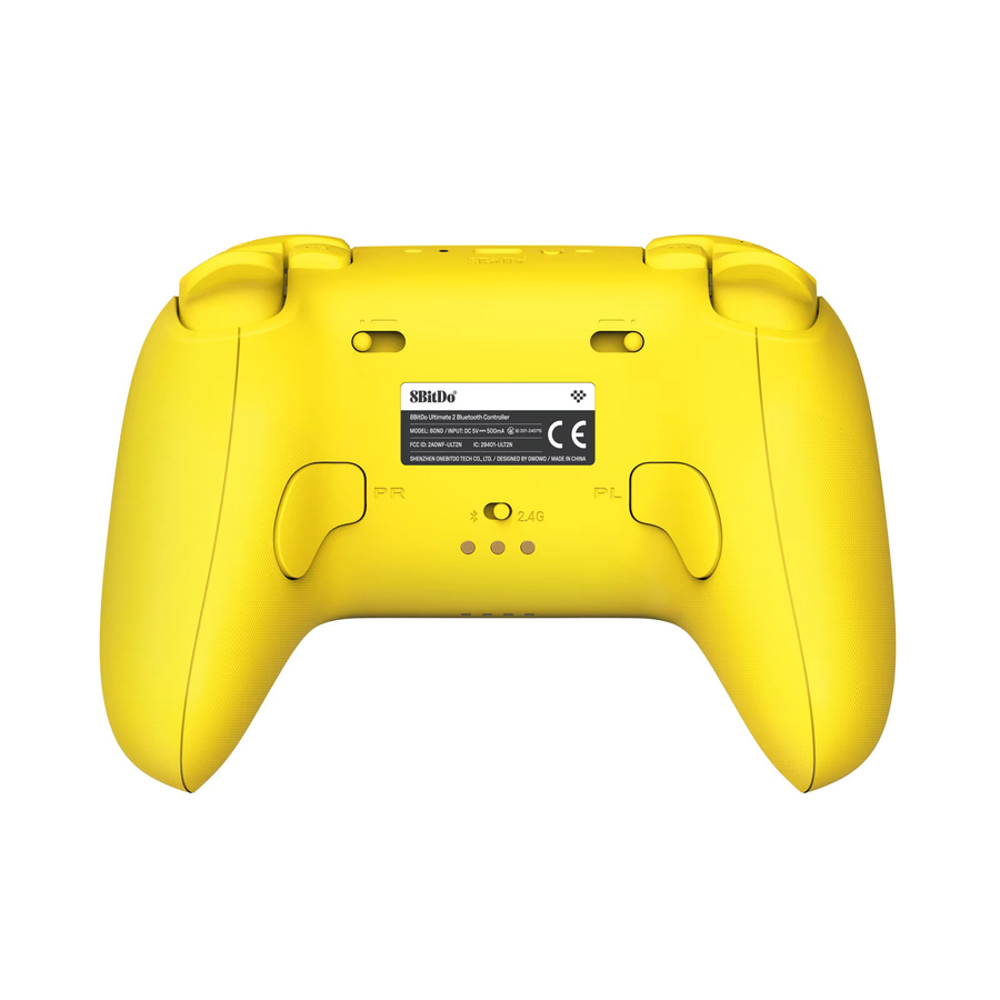 8BitDo Ultimate 2 Bluetooth-Controller in Gelb für Nintendo Switch und PC mit TMR-Joystick - Bild 2