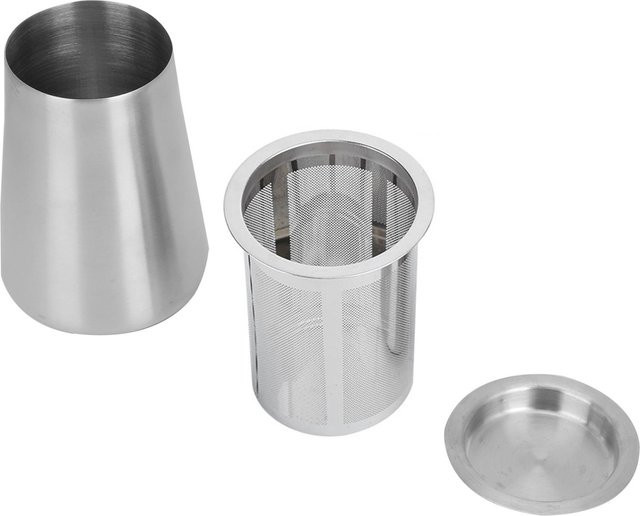 mfySpace Kaffee Sieb aus 304 Edelstahl mit feinem Mesh Filter und Container in Grau - Bild 1
