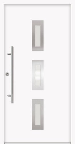 Splendoor Sicherheitshaustür PULA Prime RC2 aus Aluminium in Weiß mit Glaseinsatz, H x B x T: 210 x 110 x 7 cm - Bild 1