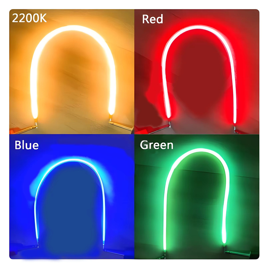 Flexibles COB LED Filament für DIY Edison Glühlampen, 3V, Warmweiß 2200K, Länge: 38 mm - Bild 2