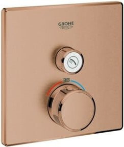 Grohe Fertigset Grohtherm Smartcontrol w suns geb. Eckmontage mit 1 Absperrventil in Rosegold - Bild 1