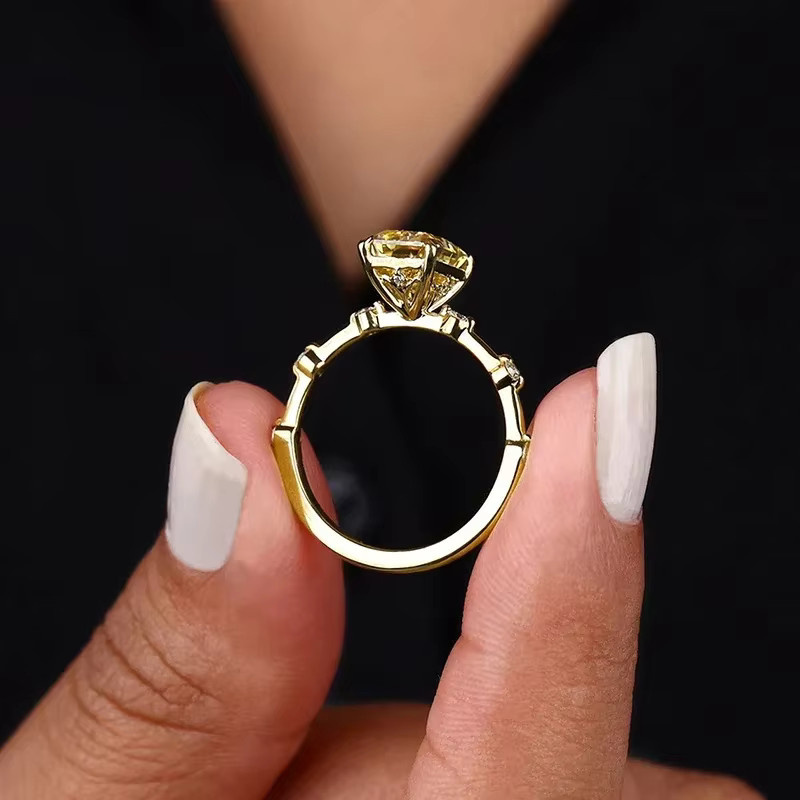 CAOSHI Ring, Gold, Zirkonia, Damen - Bild 3
