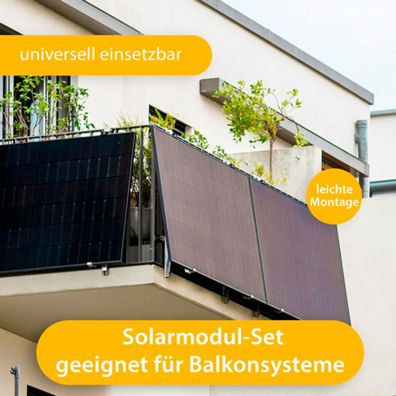 Vale Premium N-TopCon Bifazial Solarmodule Full Black, 2 x 430 Wp, Monokristallin - Bild 2
