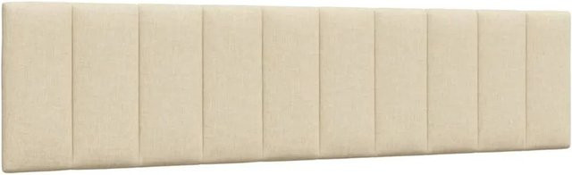 vidaXL Kopfteil-Kissen Hanko in Creme/Beige aus Polyester mit einer Breite von 200 cm - Bild 1
