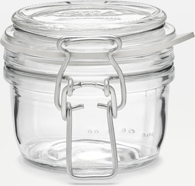Bormioli Rocco Fido Terrina Bügelverschlussglas, transparent, 6er Pack, Volumen: 0,125 l, Durchmesser: 8,3 cm, Höhe: 7,1 cm - Bild 1