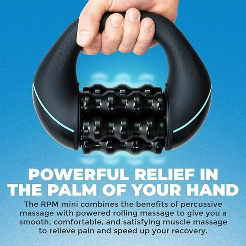 DH Beauty Mini-Rollmassagegerät für den Körper, Schwarz, Unisex - Bild 3