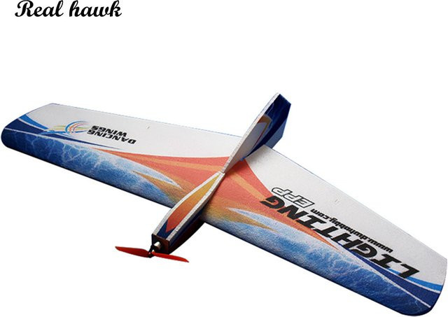 Real Hawk EPP Kit Flugzeug RC, Schaumstoff, mit Beleuchtung - Bild 1