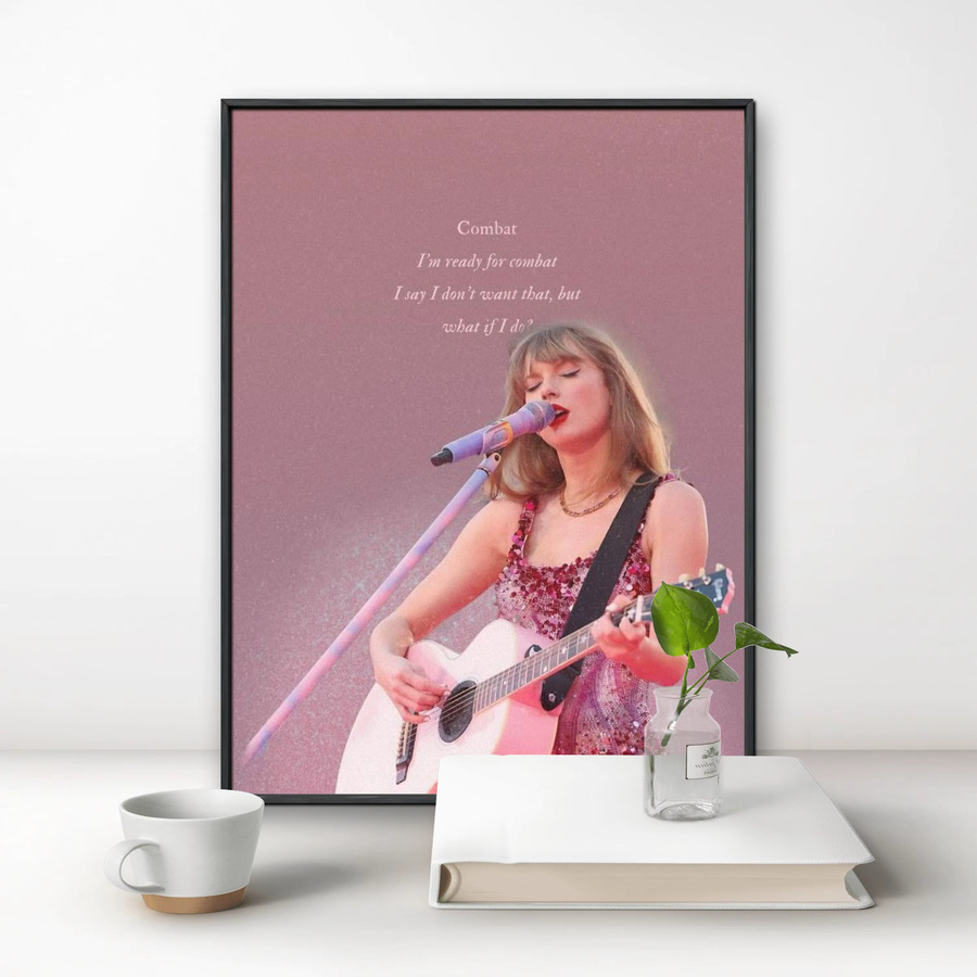 Potdemiel DIY Vollrund-Diamantmalerei Pop-Sängerin T-Taylor S-Swift in Multicolour, B/H: 40 x 30 cm - Bild 2