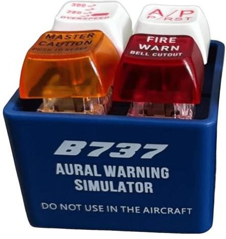 HaoYunLai Schlüsselanhänger EGPWS Warnsignal-Simulator, Taschenlampe, Braun, Unisex - Bild 1