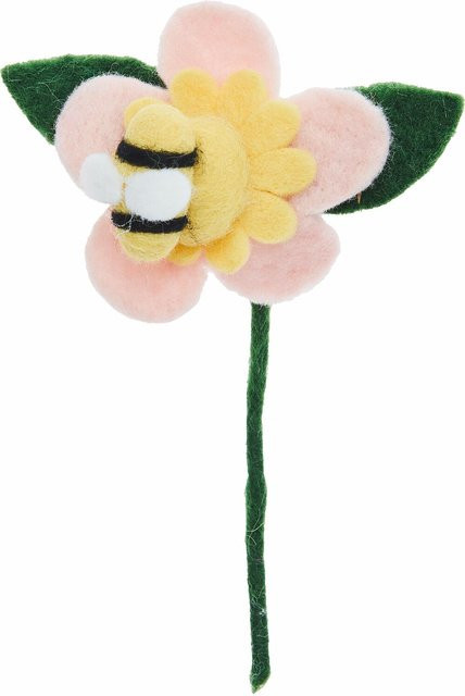 Rico Design Aufhänger Filz-Blume mit Biene - Bild 1