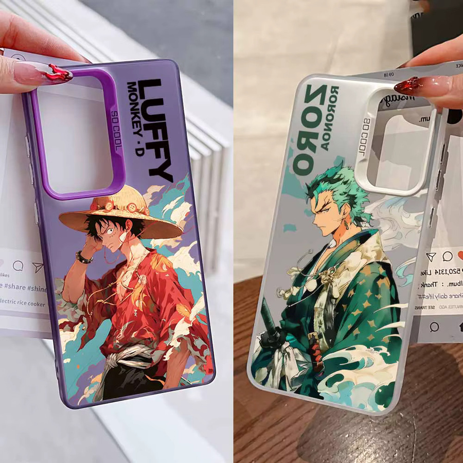 ONE PIECE Luffy Zoro Anime Handyhülle für verschiedene Samsung Modelle in Multicolour - Bild 1