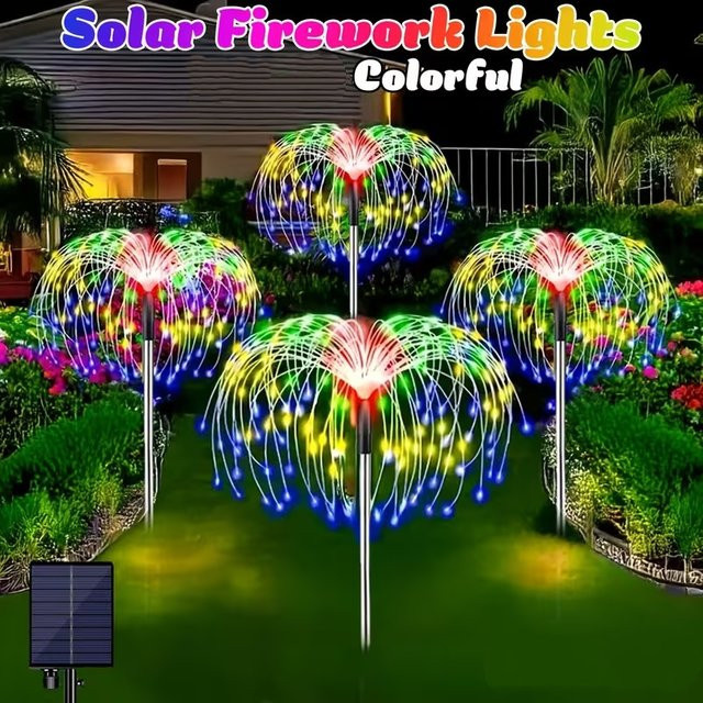 OKAL RED EAST Solar-LED-Lichterkette RGB Multicolour für festliche Weihnachtsdekoration und Außenbeleuchtung - Bild 1
