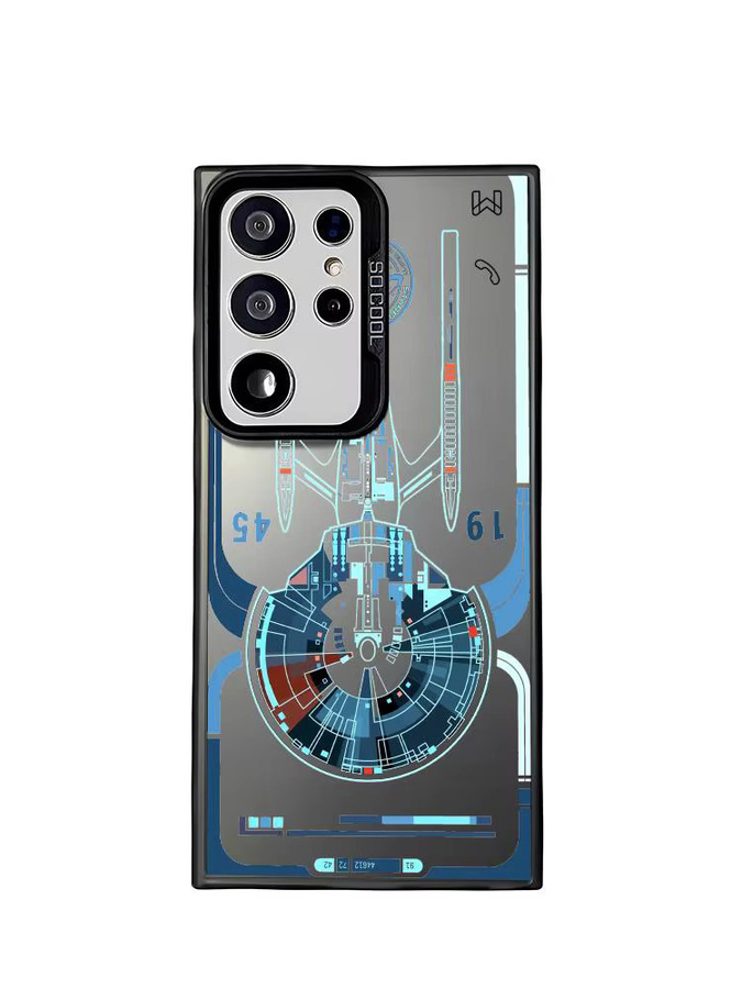 Film S-Star T-Trek Silikon Handyhülle für Samsung Galaxy S25 Edge S24 S23 S22 S21 S20 Ultra in Bunt und Silber - Bild 5