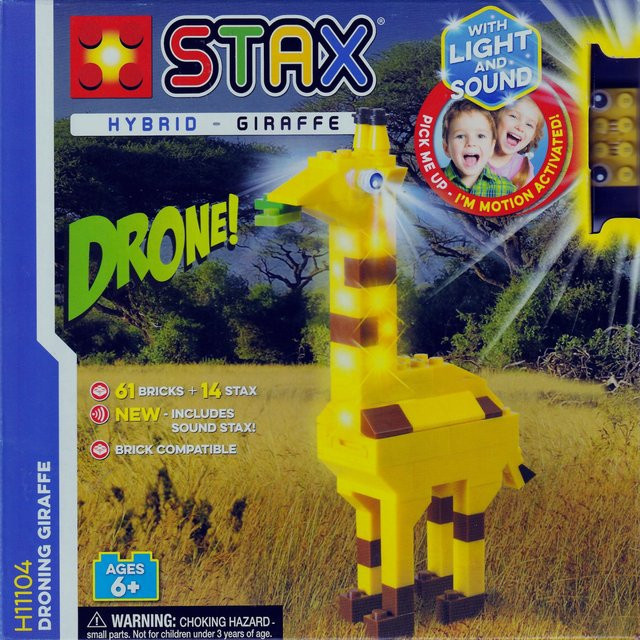 STAX Hybrid Droning Giraffe, Bausteinset, Licht und Sound, ab 3 Jahren - Bild 1