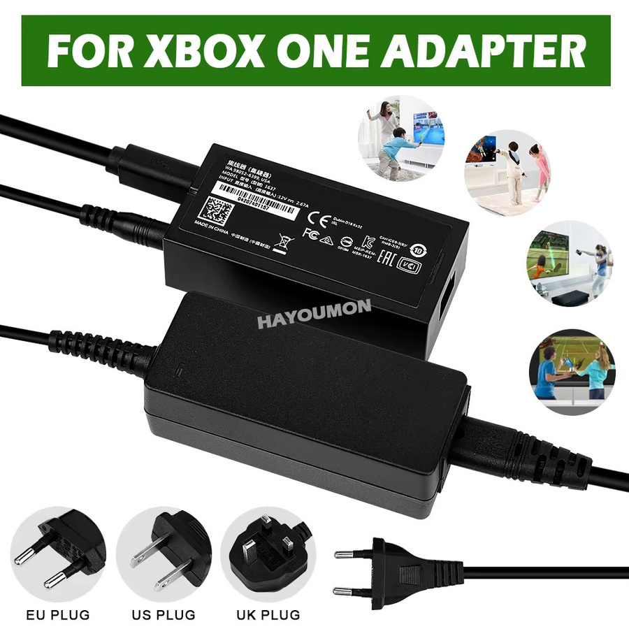 Microsoft Kinect AC-Adapter für Xbox One, Xbox One Slim, Xbox One X und PC in Schwarz - Bild 3