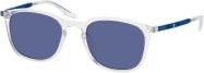 Converse CV 802S Sonnenbrille, Quadratisch, Vollrand, Herren, transparent, blue - Bild 1