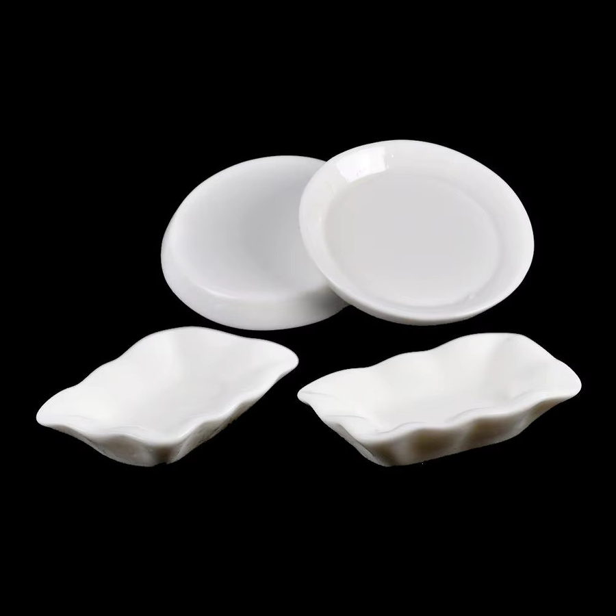 DIAPER&CORED Puppenhaus Zubehör, Mini Lebensmittel, Weiß, 10-teiliges Set - Bild 2