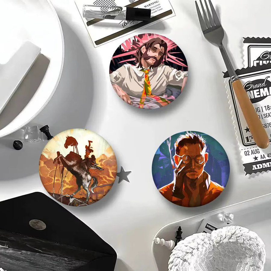 Brosche Game Disco Elysium, Rundes Abzeichen, Unisex - Bild 6