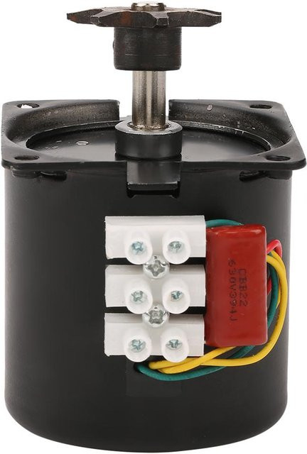 CosyHome Reversibler Synchron Eier Wendemotor für Inkubator und Brutmaschine mit Zubehör, Schwarz - Bild 1