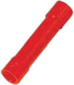 Intercable Stoßverbinder vollisoliert rot 0,5-1 mm² 100 Stück - Bild 2