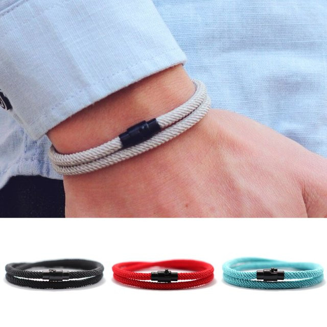 diffone Armband, rotes Seil, Herren - Bild 1
