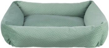 Trixie Hundebett Alena Sofa aus Microfaser in Grün, B: 80 cm, T: 60 cm - Bild 1