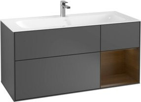 V&B Waschtischunterschrank Finion Walven Anthrazit B: 119,6 cm, T: 49,8 cm - Bild 1