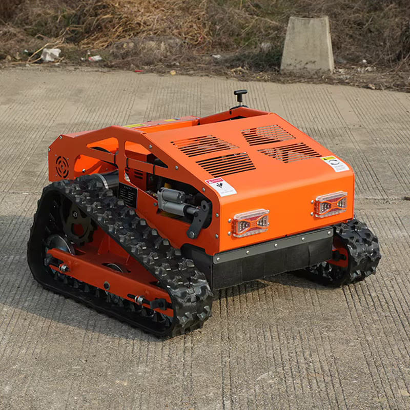 Ferngesteuerter Rasenmäher mit 1200W Reisemotor und Schneefräse in Orange - Bild 2