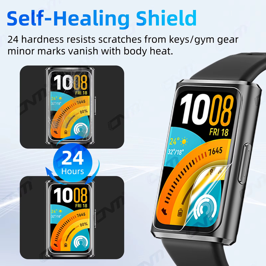 SOFT-Schutzfolie für Huawei Band 11 und 11 Pro, transparente HD-Anti-Kratz-Displayschutzfolie - Bild 4