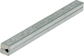 Profilstift 4-kant von HOPPE aus verzinktem Stahl in Silber, Durchmesser: 10 mm, Länge: 120 mm - Bild 1