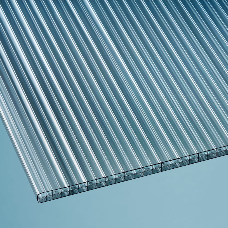 Scobalit Stegplatte Polycarbonat X16 5-Fach, 16 mm, Breite: 98 cm, graphit - Bild 1