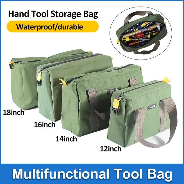 Wartungswerkzeugtasche aus wasserdichtem Oxford-Gewebe in Grün mit großer Kapazität für deine Handwerkzeuge - Bild 1