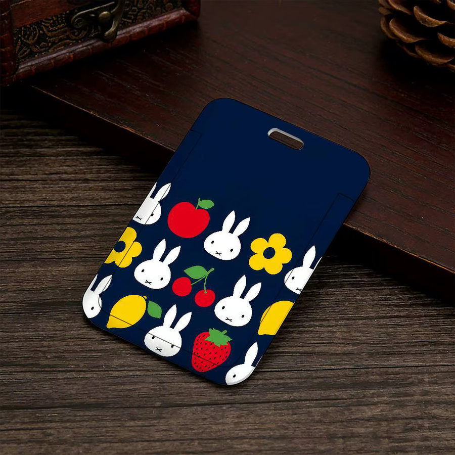 Miffy Transparente Ausweistasche mit Lanyard aus Kunststoff in Multicolour - Bild 4
