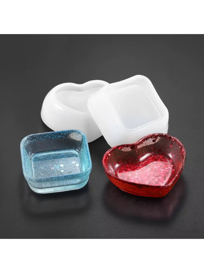 2 Stück Silikonform für DIY-Geschenke und Bastelprojekte zur Gestaltung von Kerzenbechern und Heimdekoration aus Zement, Epoxidharz oder Gips - Bild 3