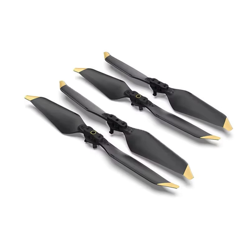 DJI Mavic Pro Ersatzpropeller Set 8331F in Schwarz und Gold, 4 oder 8 Stück geräuscharme CW/CCW Flügelteile für dein Drohnen-Zubehör - Bild 2
