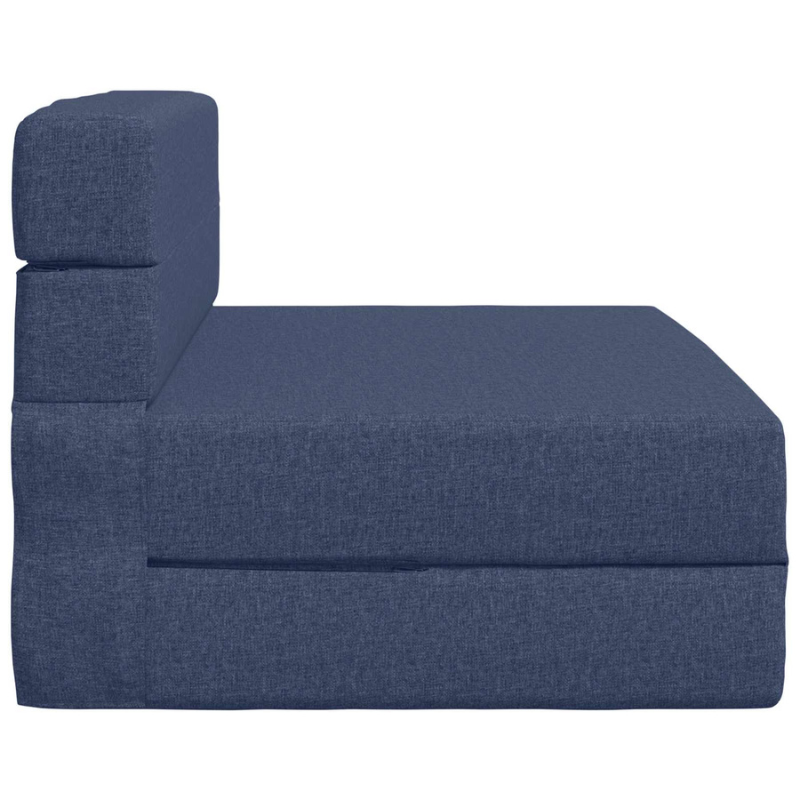 VD Home Furnishing Klappsofa Bett Click-Clack in Blau aus Stoff, B/T/H: 70 x 72 x 60 cm - Bild 5