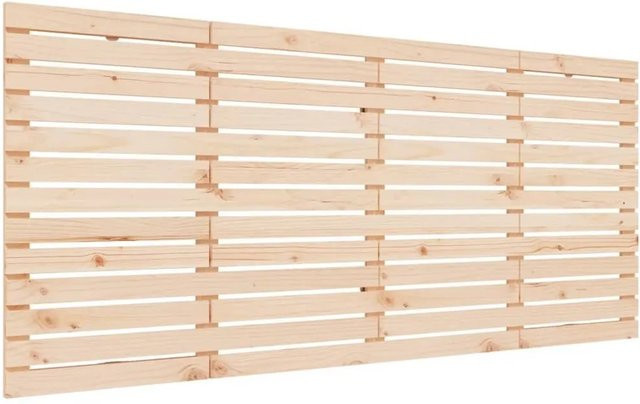 vidaXL Wand-Kopfteil aus Massivholz Kiefer in Braun, B/H/T: 166 x 91,5 x 3 cm - Bild 1