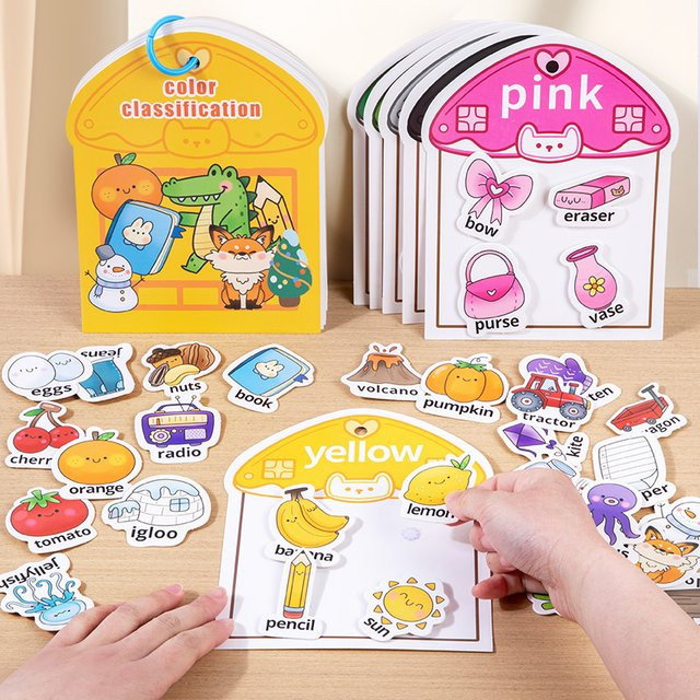 Datgo Montessori Puzzle Spielzeug, Tiere, Bunt / Mehrfarbig, Pappe / Karton - Bild 1