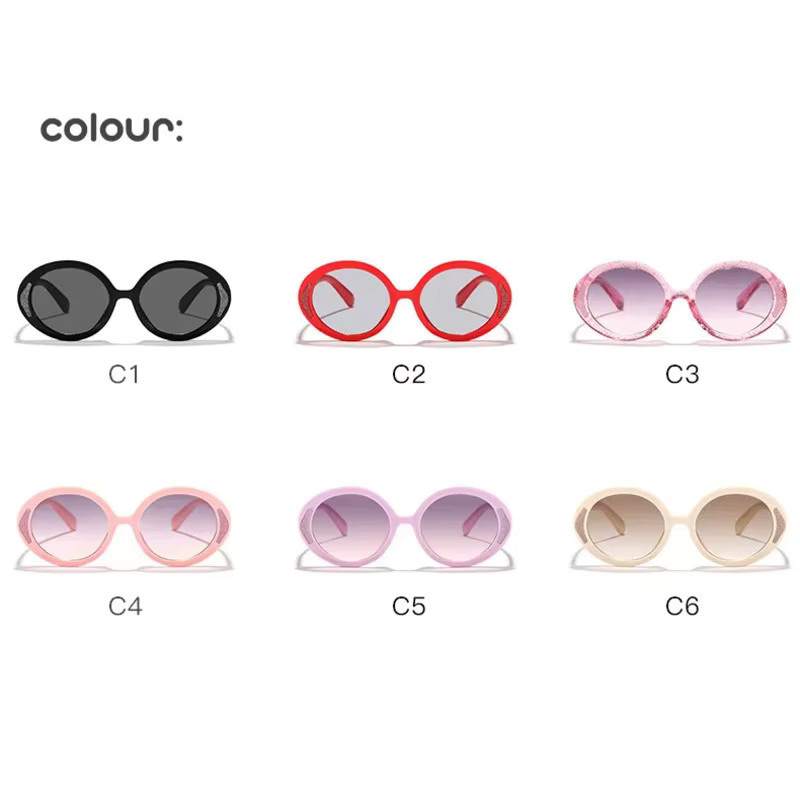 ZUXUB Kinder-Sonnenbrille, oval, Vollrand, Kunststoff, multicolour - Bild 2