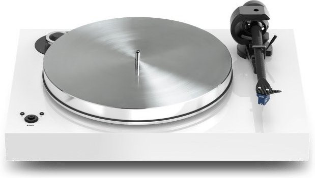 Pro-Ject X8 Plattenspieler in Hochglanz Weiß mit RCA und XLR Anschlüssen - Bild 1