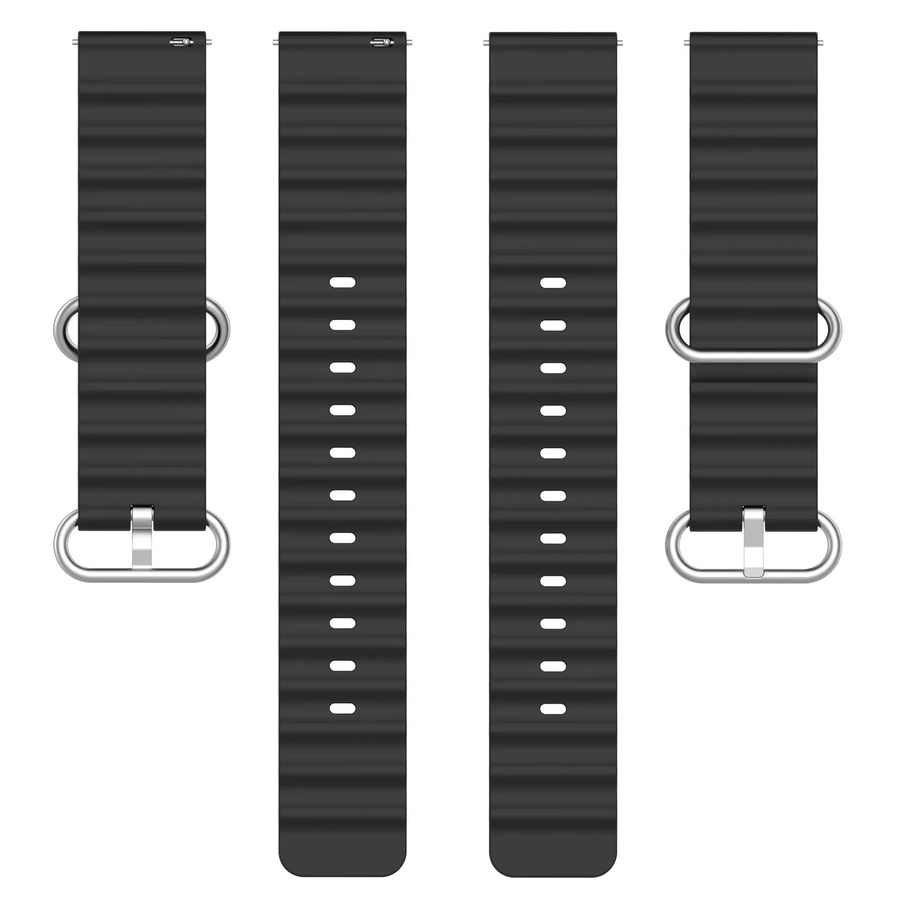 Blackview Uhrenarmband Silikon, Schwarz, Unisex - Bild 2
