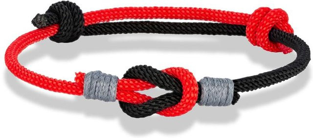 Verstellbares Forever Knot Seilarmband, Unisex, Bunt - Bild 1
