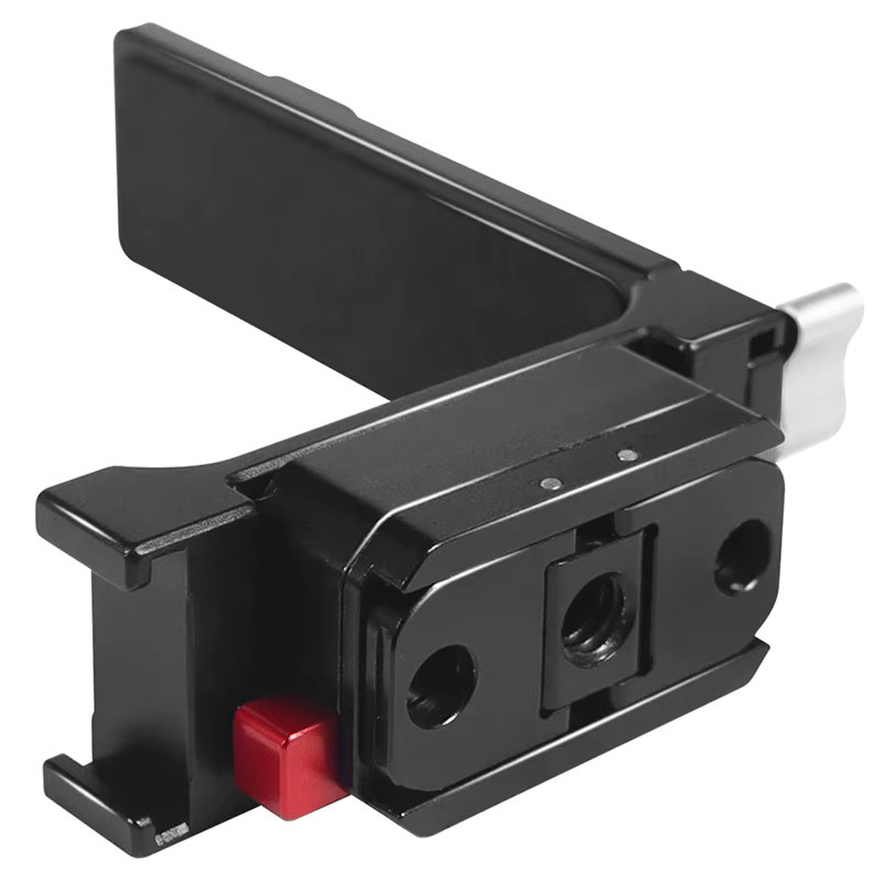 Insta360 Magnetischer Stativadapter für X4 X3 X2 Action Kameras in Schwarz für vertikale und horizontale Aufnahmen mit Schnellspanner und L-Platte - Bild 3