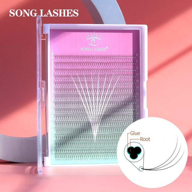 Song Lashes Promade Volumen Fans Wimpernverlängerung, Black, Unisex - Bild 1