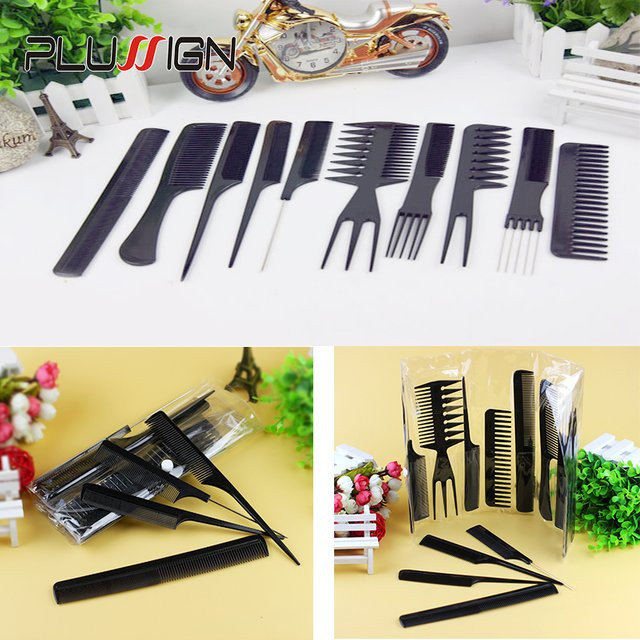 Haarpinsel-Set, 10 Stück, Anti-Statisch, für lockiges Haar, Unisex - Bild 1
