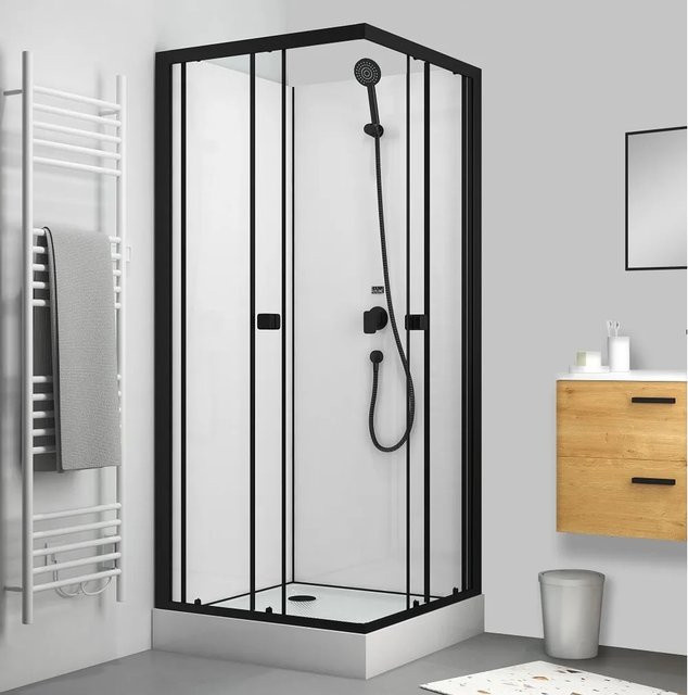 Aurlane Komplettduschkabine Essential in Weiß oder Schwarz, B/T/H: 80 x 80 x 192,5 cm - Bild 1
