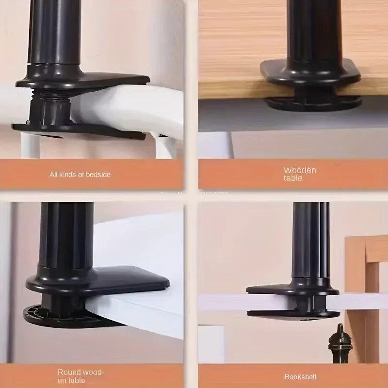 Flexibler Handy Ständer und Tablet Halter in Schwarz für Bett und Schreibtisch - Bild 3