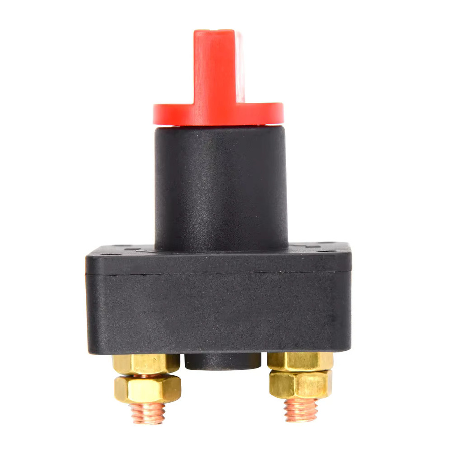 Tragbarer Batterie-Isolationsschalter für Auto, Lkw, Boot und Camper, wasserdicht, 100A, Schwarz - Bild 3