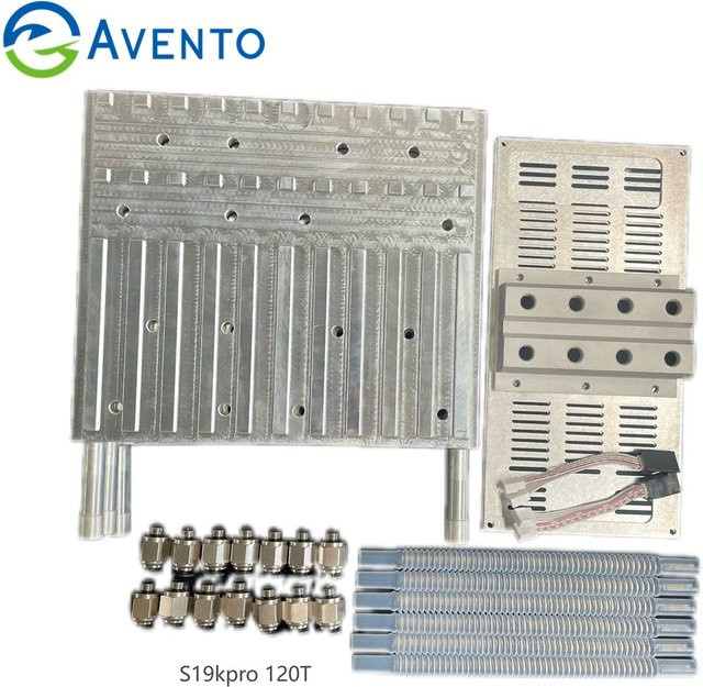 Antminer S19KPRO 120T Wasserkühlplatten-Upgrade-Kit in Silber - Bild 1