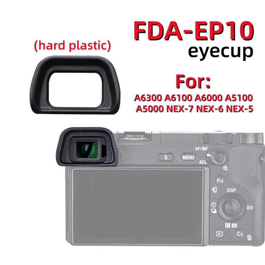 Sony Ersatz Augenmuschel Sucher aus Hartplastik in Schwarz für A6300 A6100 A6000 A5100 A5000 NEX-7 NEX-6 NEX-5 - Bild 2